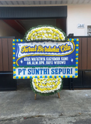 Papan Bunga Duka di Lubuklinggau Ilir